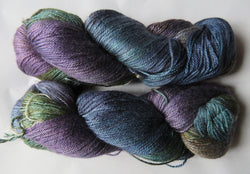 Hand Maiden Camelspin - Swiss Mountain Silk - November Sky