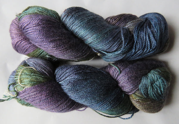 Hand Maiden Camelspin - Swiss Mountain Silk - November Sky
