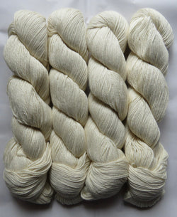 30% - Yak/Silk/Merino - Light DK Weight - Natural