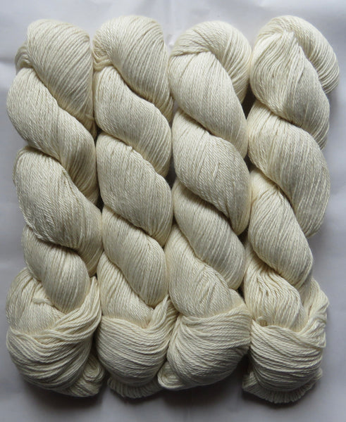 30% - Yak/Silk/Merino - Light DK Weight - Natural