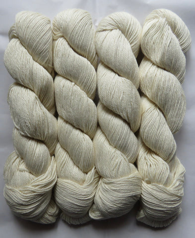 30% - Yak/Silk/Merino - Light DK Weight - Natural