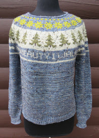 Pattern - Sweater - Tweedy White Pines Sweater - 2605