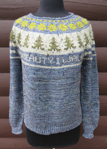 Pattern - Sweater - Tweedy White Pines Sweater - 2605