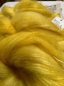 Superfine Kid & Silk Lace Brushed - Yellow FOR HELEN WILSON