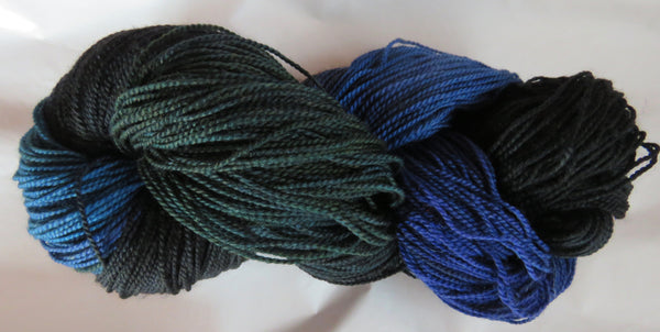 Fine Fingering 2ply Sock - Winter Sky Q