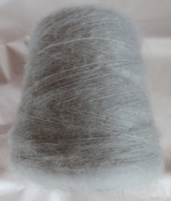 SPECIAL - BRUSHED FINE MOHAIR - SILVER - 17.2 oz/1430 yards
