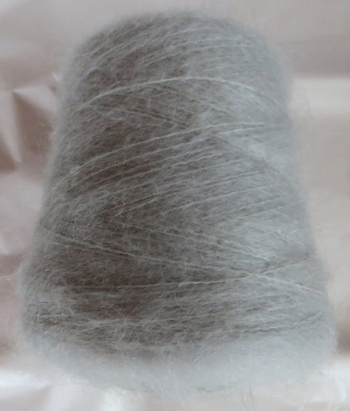 SPECIAL - BRUSHED FINE MOHAIR - SILVER - 16.6 oz/1386 yards