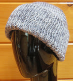 Fisherman/Woman Hat in SW Merino - Bulky - Silver