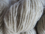 2 ply Romney Lambs Wool -  Light Grey Natural