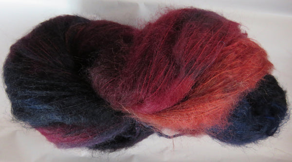 Brushed Kid Mohair - Wines/Blues 2027