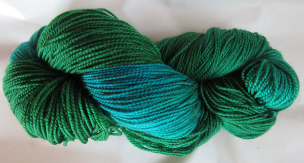 Fine Fingering 2ply Sock - Irish Spring Q