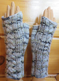 Pattern - Mittens  2005 - Fingerless Mittens w Cables vs 2 - SW Merino - Bulky - 2005