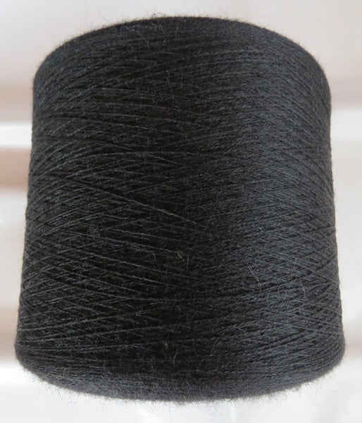 SPECIAL - Fine LACE  - 2 Ply WOOL &  MOHAIR - Black - 31.5 oz / 7796 yards