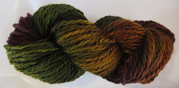 Fine Merino - Fine Sport Weight Yarn - Cedar/Amber/Aubergine 21