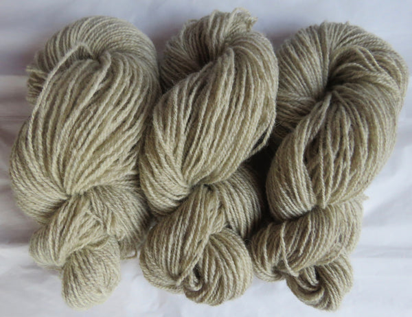 2 ply Romney Lambs Wool - Light Grey Natural