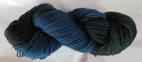 Fine Fingering 2ply Sock - Raven Q