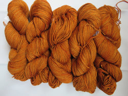 Yak/Silk/Merino - Fingering Weight - Amber 22-28