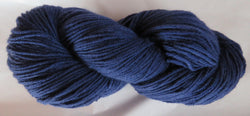 Fine Organic Merino - Worsted Weight  - NAVY I-B