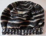 Cable Brim Hat in Merino DK Single Ply in Hemingway