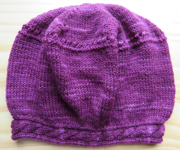 Pattern - Hat - Cable Brim Hat - Fingering Weight - 141