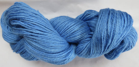 4 ply - Baby Alpaca & Tussah Silk - Blue #16-9 - Light DK Weight