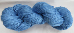 4 ply - Baby Alpaca & Tussah Silk - Blue #16-7 - Light DK Weight