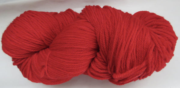 Targhee Wool - Worsted Weight - Red #TA-7