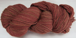 Polwarth Wool - Sport Weight - Red Brown #PO-9
