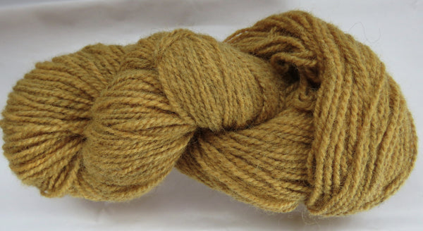 Romney Lambs Wool - Worsted Weight - Yellow #RO-5