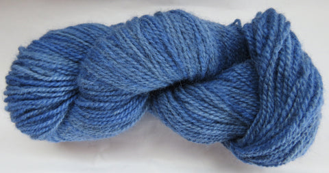 Romney Lambs Wool - Worsted Weight - Blue #RO-6