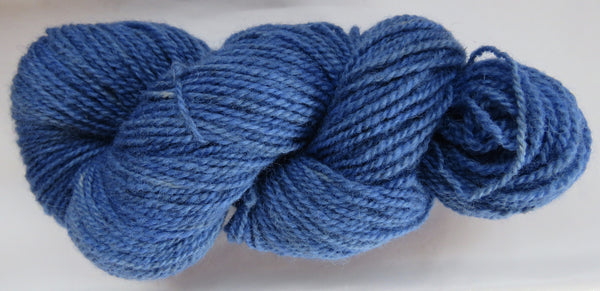 Romney Lambs Wool - Worsted Weight - Blue #RO-9