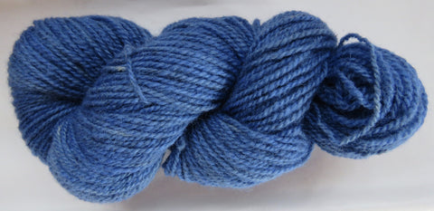 Romney Lambs Wool - Worsted Weight - Blue #RO-9