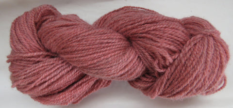 Romney Lambs Wool - Worsted Weight - Pink #RO-22