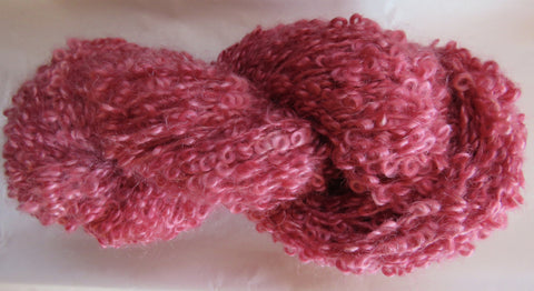 Large Boucle Mohair - Bulky Weight - Rose #LBM-12