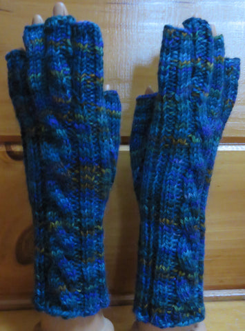 Pattern - Mittens - Topless Finger Mittens - DK/Worsted/ARAN - 1970