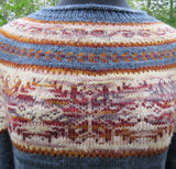 Pattern - Sweater - Scandinavian Two Pull Over 34-36" - Fingering - Fine Sport - 2205