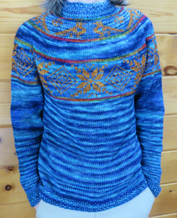 Pattern - Sweater - Memory & Thought Yoke Sweater in DK Sock - 1805