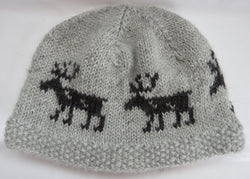 Pattern - Hat - Norwegian Reindeer Hat in Super Fine Alpaca - 1011A