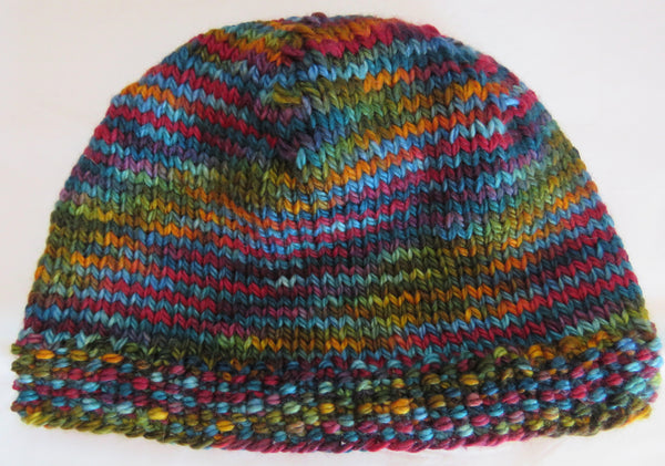 Pattern - Hat - Plain Hat in Bulky weight yarn - SW Merino - Bulky - 1810