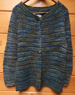 Pattern - Cardigan - Textured Cardigan - SW Merino - Fine Sport - 1901LG